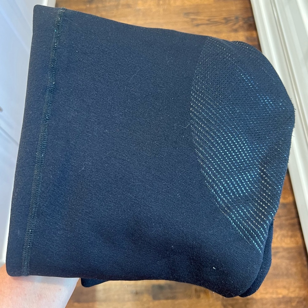 EUC Sticky Seats polar fleece black breeches  1X